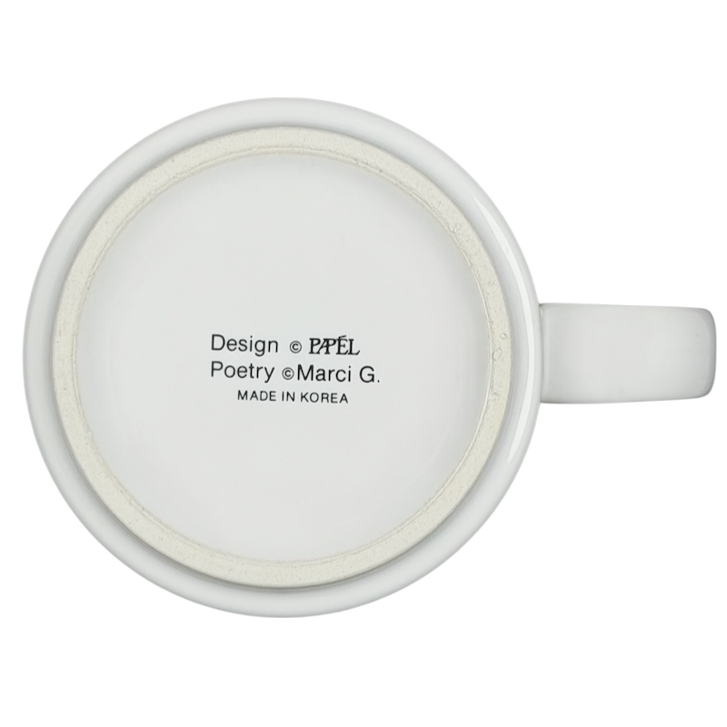 GEORGE Poetry Name Gray Interior Mug Papel