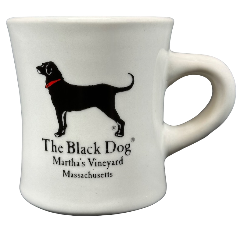 Black on sale dog mug