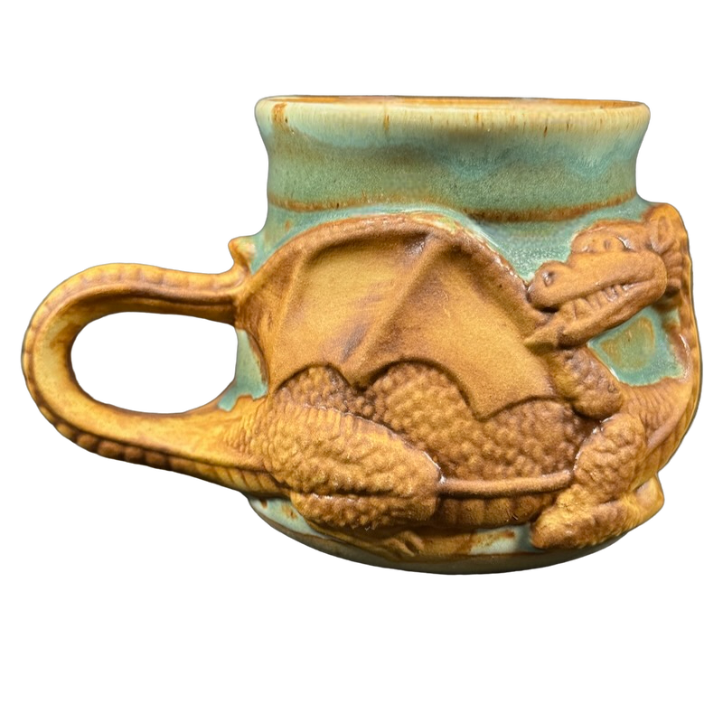 Dragon Tail Vintage 3D Pottery Mug Stonebridge Pottery