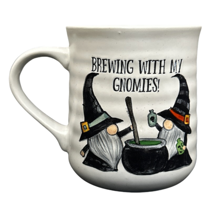 Brewing With My Gnomies! Halloween Mug Cobwebs & Cauldrons