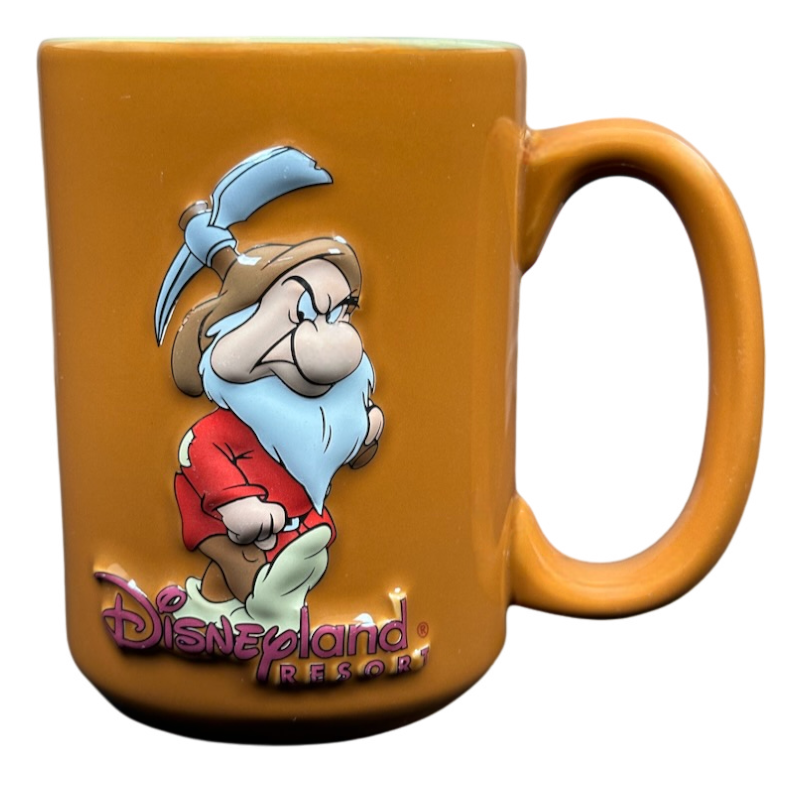 Grumpy Disneyland Resort 3D Embossed Mug Disney – Mug Barista