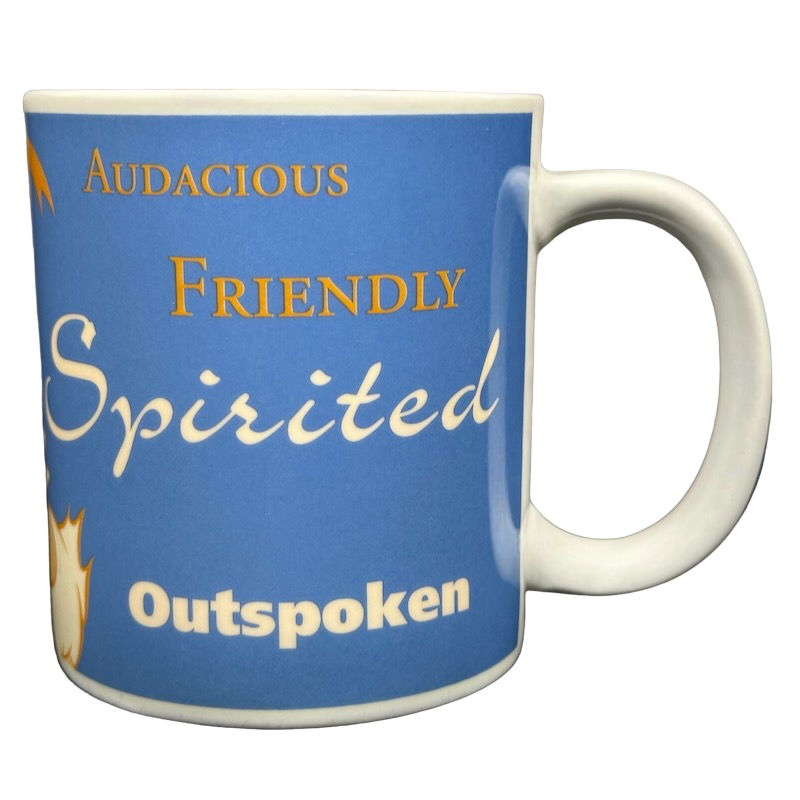 Donald Duck Audacious Friendly Spirited Outspoken Determined Provoking – Mug  Barista