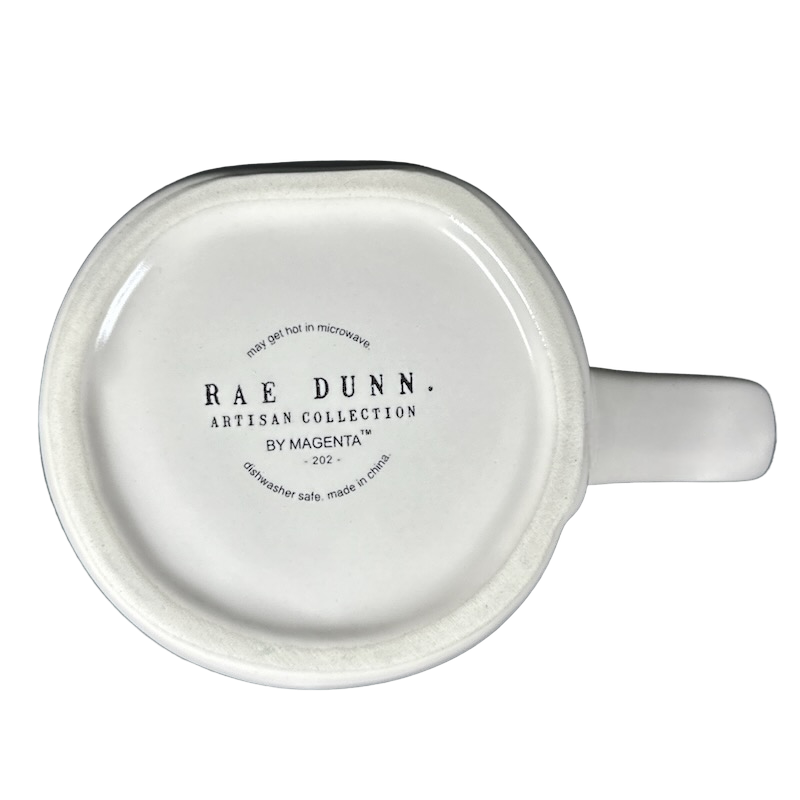 Rae Dunn Artisan Collection OH MY GOURD Pumpkin Mug Orange Inside Magenta