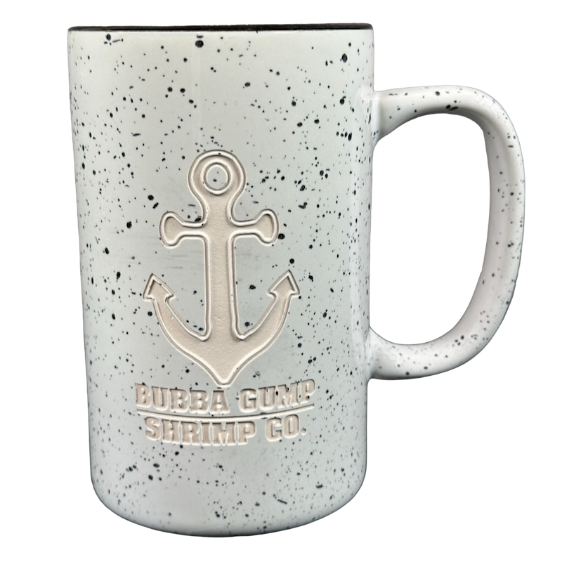 Bubba Gump Shrimp Co. Etched Anchor Speckled Mug