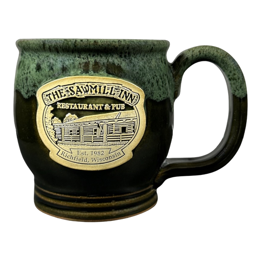 The Sawmill Inn Restaurant & Pub Richfield Wisconsin Mug Sunset Hill Stoneware