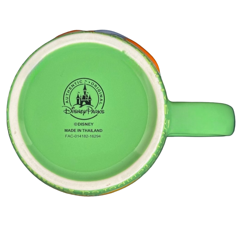 Donald Duck Loud Funny Short Tempered Positive 3D Embossed Mug Disney Parks