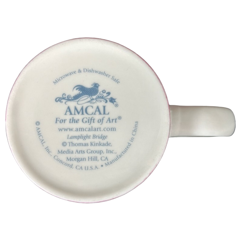 Lamplight Bridge Thomas Kinkade Mug Amcal