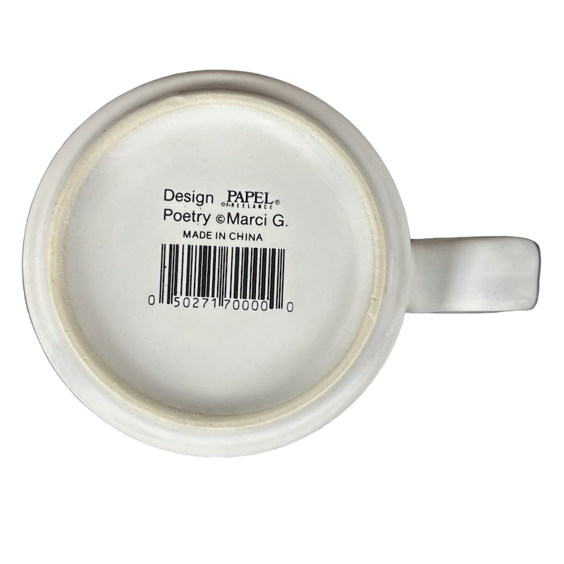 SAM Poetry Name Blue Interior Mug Papel