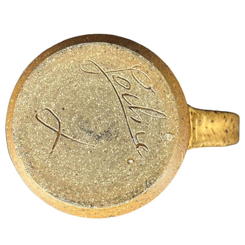 Yellowstone National Park Embossed Moose Signed Pottery Mug