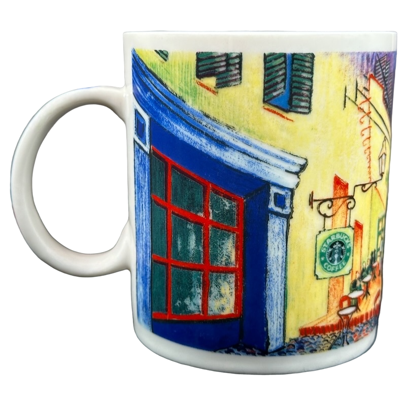 Cafe Terrace At Night Vincent Van Gogh D. Burrows Mug Starbucks