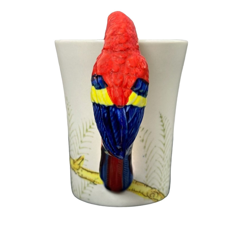 3D Figural Parrot On Yellow Branch Handle Mug Pier 1 Imports