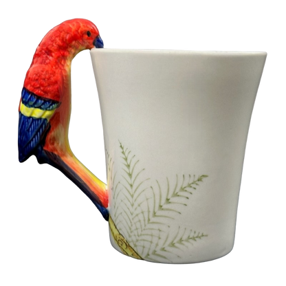 3D Figural Parrot On Yellow Branch Handle Mug Pier 1 Imports