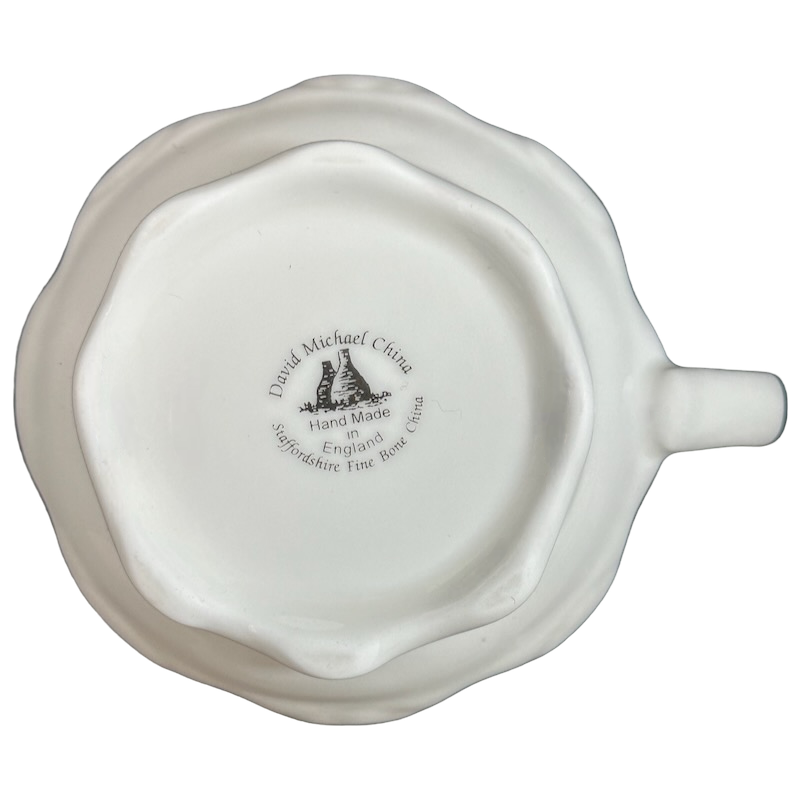 David Michael China Monarda Didyma Rosa Canina Mug Staffordshire Fine Bone China