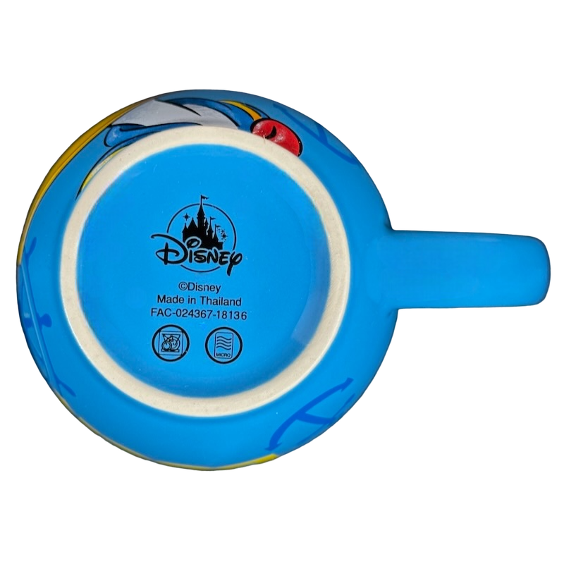 Donald Duck Angry Sailor Mug Disney Parks