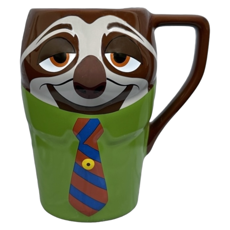 Flash The Sloth Zootopia 3D Embossed Mug Disney – Mug Barista