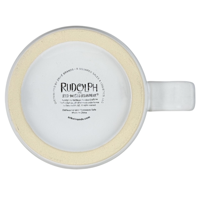 Rudolph The Red Nosed Reindeer Etched Mug Zrike