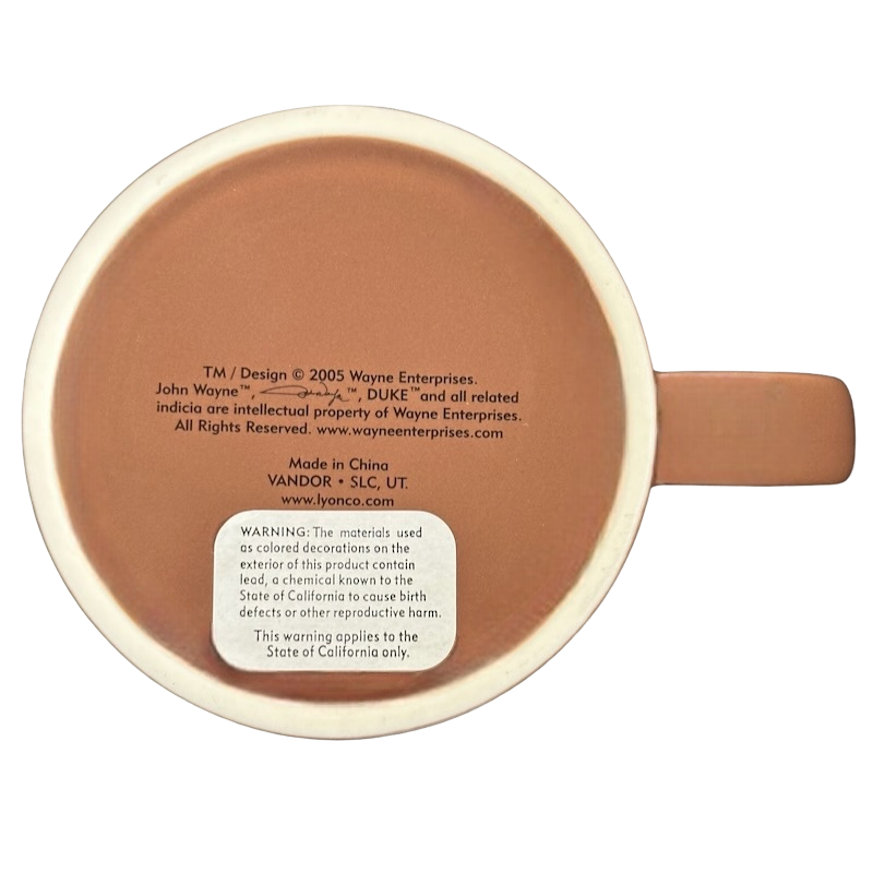 John Wayne Courage Is Being Scared To Death But Saddling Up Anyway Mug Vandor