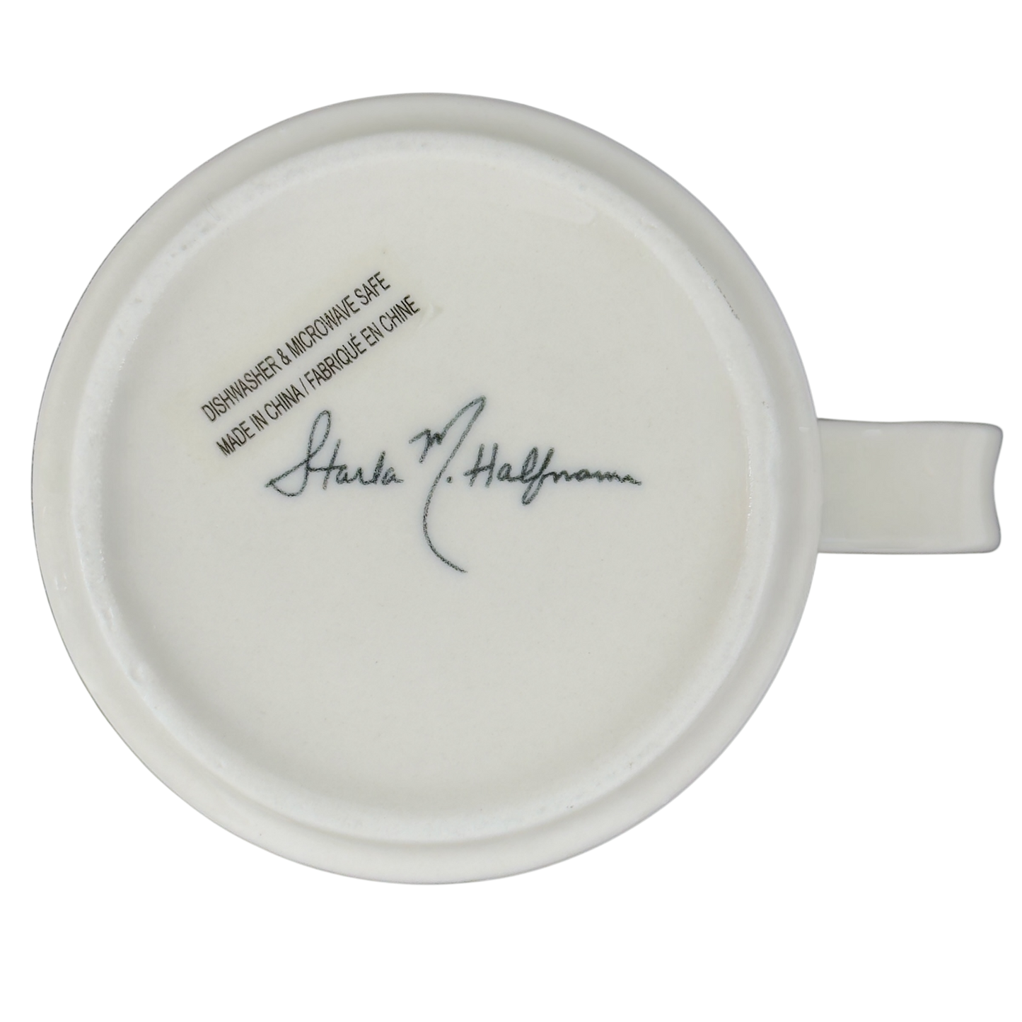 Petal Palette Starla M Halfmann Letter "T" Monogram Initial Mug Anthropologie