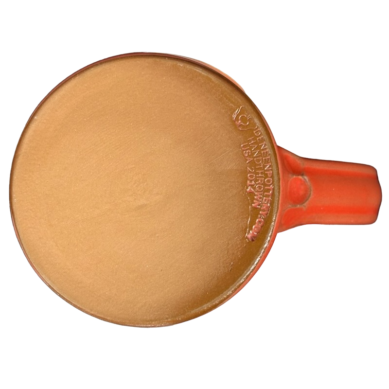 Egg Harbor Cafe Rockford Illinois 1985 Red Mug Deneen Pottery