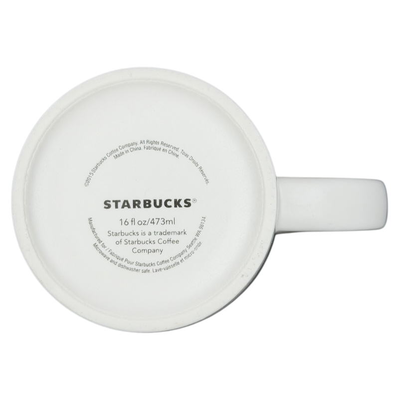 Starbucks Etched Siren vintage Mug with a 16 oz capacity and classic design for coffee lovers