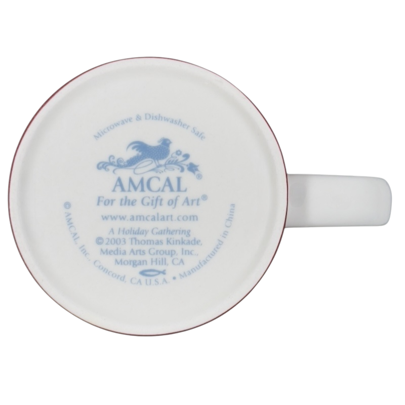 A Holiday Gathering Thomas Kinkade Mug Amcal