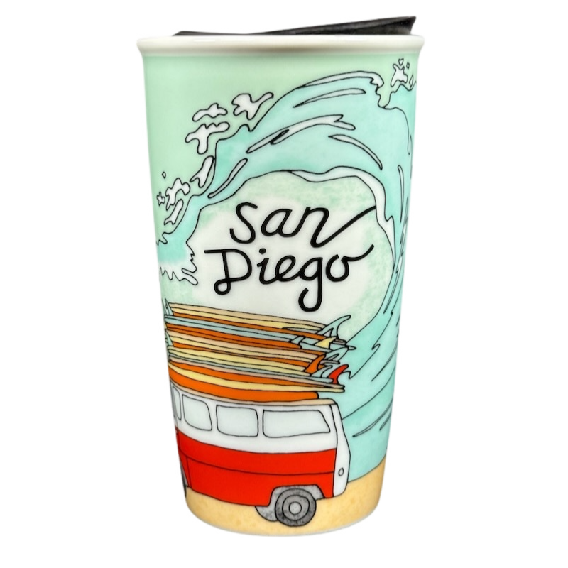 Starbucks San Diego deals Travel Mug (Blue/White)