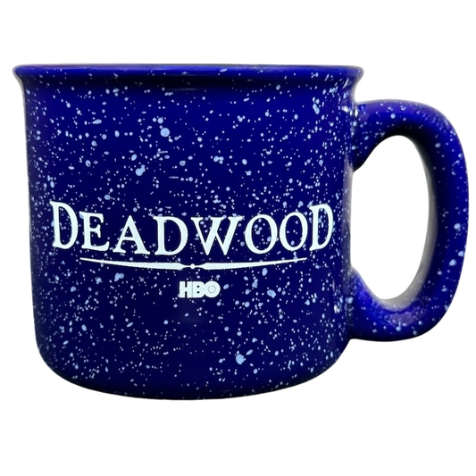 Deadwood HBO Heavy Speckled Blue Mug M Ware