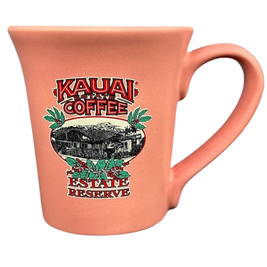 Kauai Coffee Estate Reserve Coral Mug