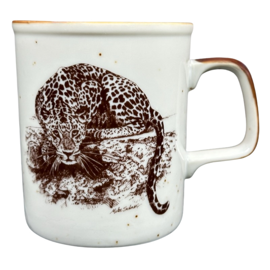 San Diego Zoo Wild Animal Park Leopard Speckled Mug Otagiri