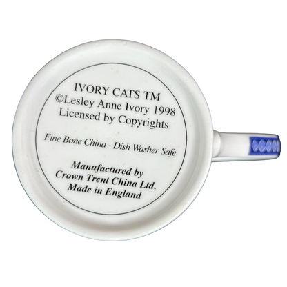 Ivory Cats Lesley Anne Ivory Brown And Cream Cat Mug Crown Trent