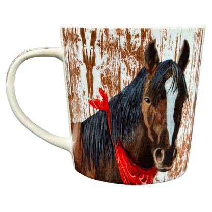 Patti Gay Clyde Horse Mug Two Can Art PPD