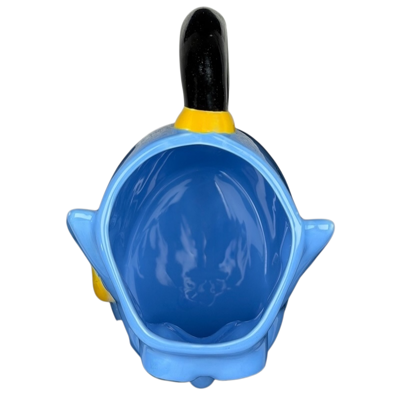 Aladdin Movie Genie Sculpted Mug Disney featuring a bright blue design with detailed features