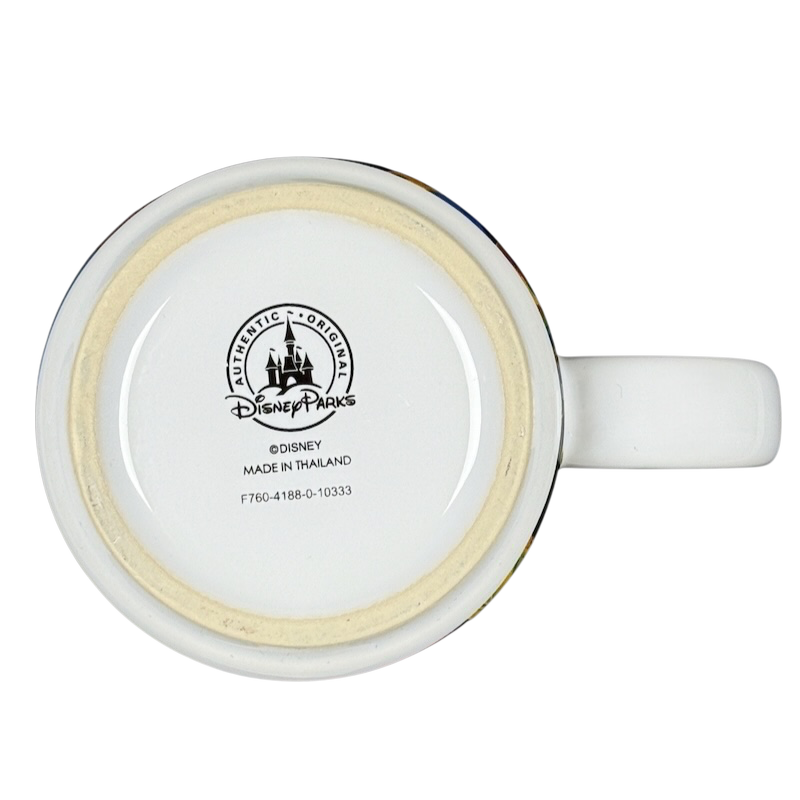 Disneyland Resort Grandmom vintage Mug bottom view showing Disney Parks Authentic Original logo Made in Thailand with handle