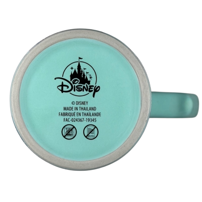 Bottom view of Mary Poppins mug Disney collectible showing logo and Made in Thailand stamp