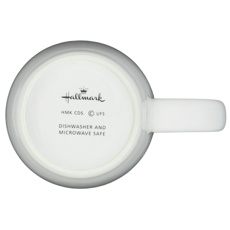 Hallmark Peanuts Lucy and Snoopy collectible mug featuring dishwasher and microwave safe design