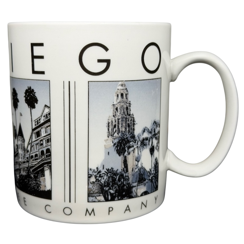 Barista City Scenes San Diego Mug Starbucks - Vintage Collectible