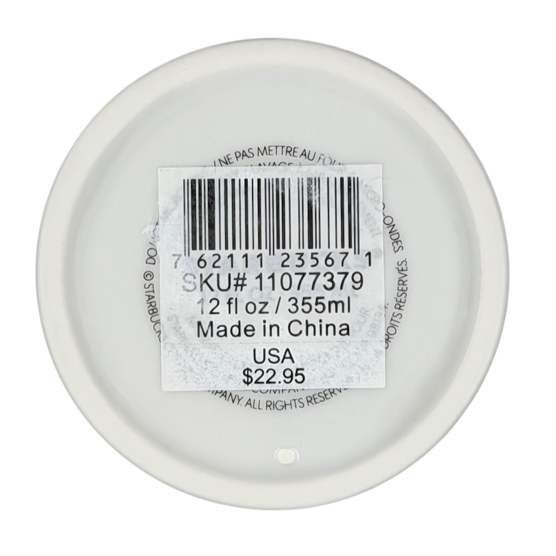 Starbucks Local Collection Seattle tumbler in white, perfect for hot or cold beverages on the go