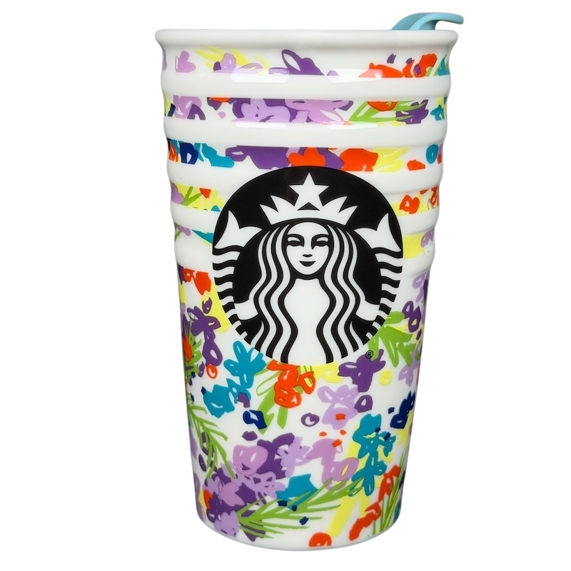 Spring Vibrant Floral Tumbler 2016 Starbucks - Rare Collectible