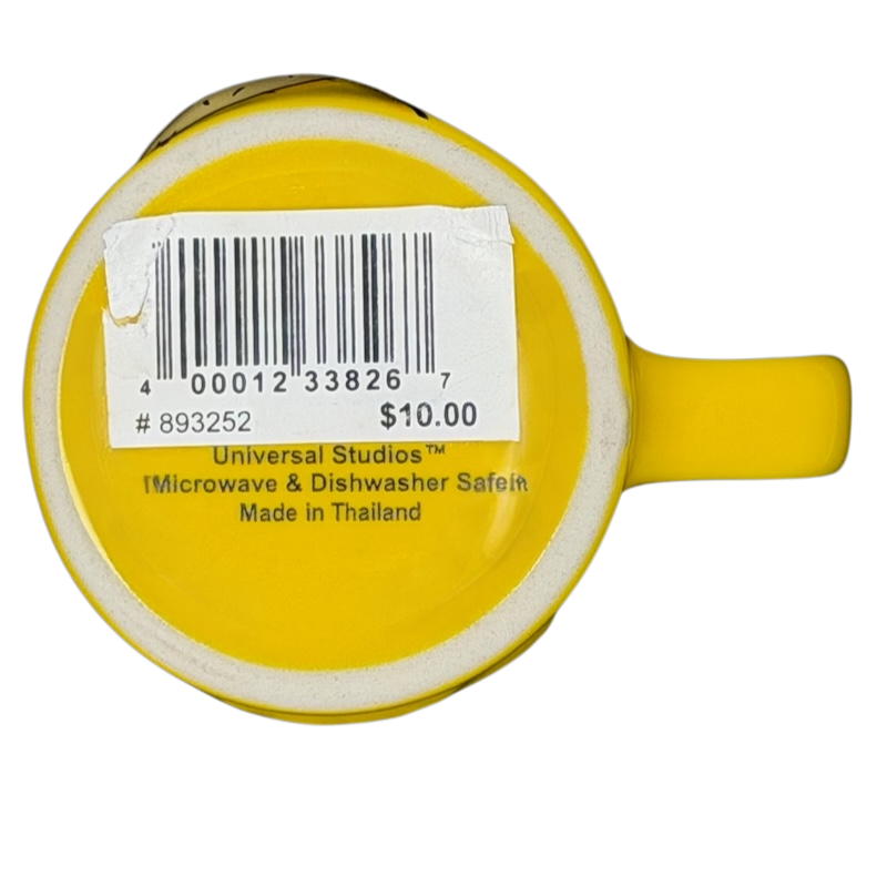 Bottom view of The Simpsons Homer Simpson Not-So-Hot Shot Universal Studios Mini Mug with barcode