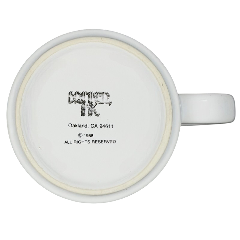 Bottom view of Brinker Ink Yellowstone National Park Do Not Feed The Bears Mug showcasing its design and details