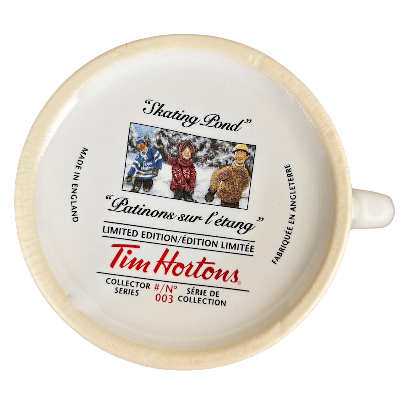 Tim Hortons Limited Edition Collector Series No 003 Skating Pond Mug
