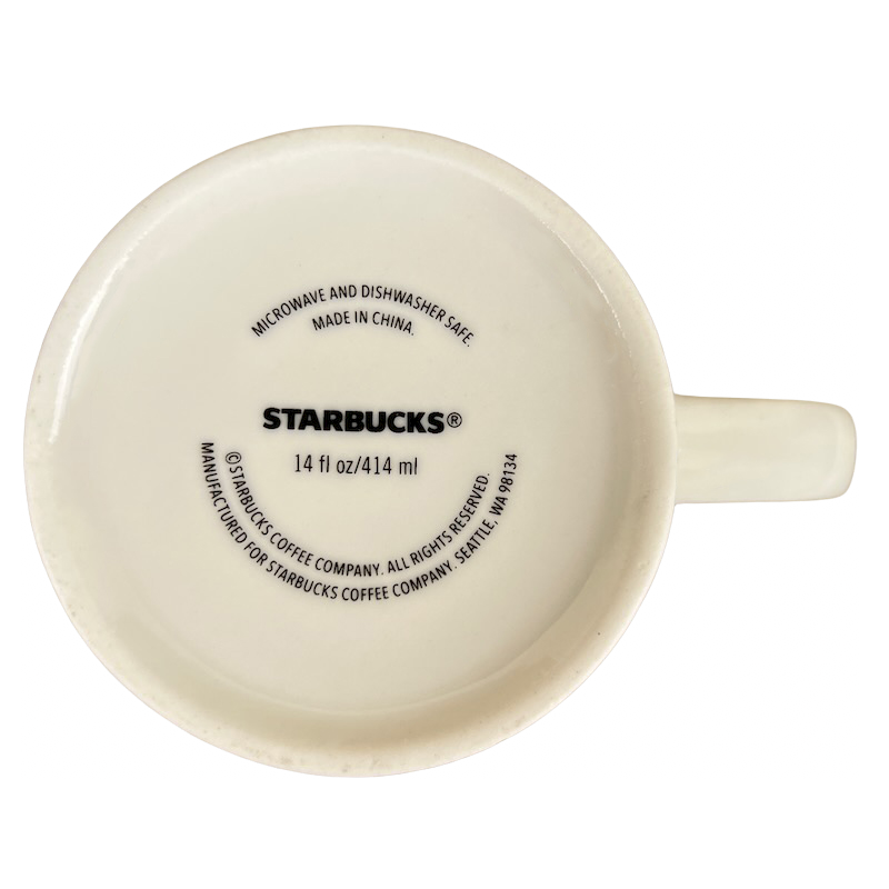 Holiday Birds Deer Fox Rabbit 14oz Mug Starbucks