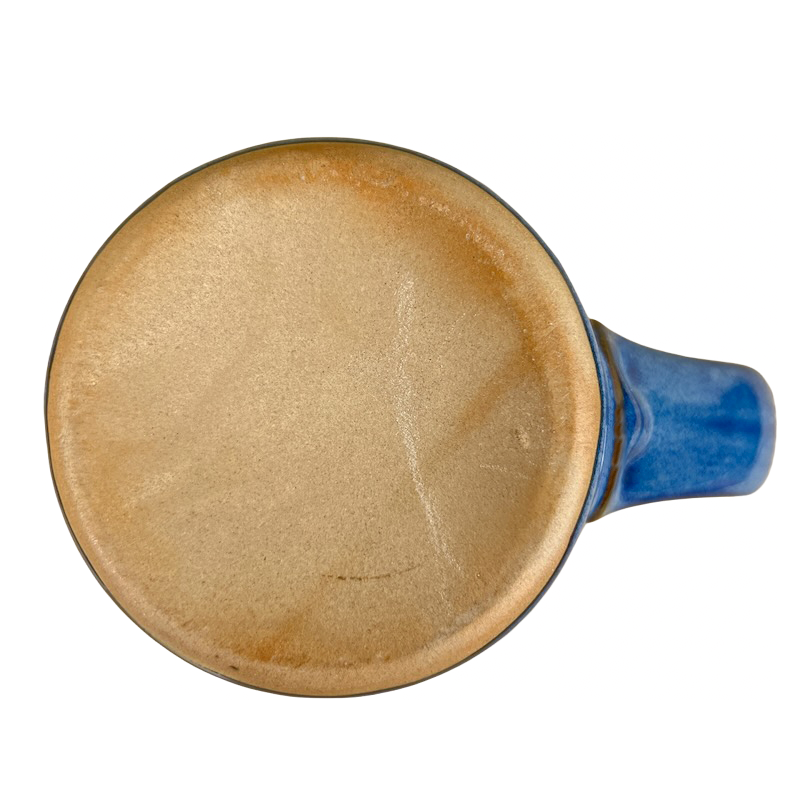 Big Bear Etched Bear Paw Pottery Thumb Rest Mug