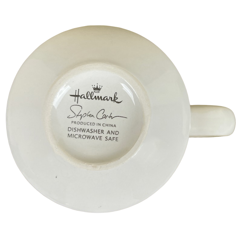 Stephen Carter Letter "A" Embossed Monogram Initial Mug Hallmark