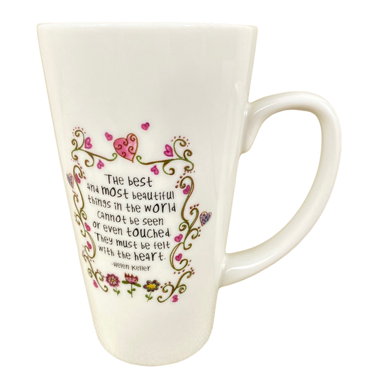 Hellen Keller Quote Tall Mug Natural Life