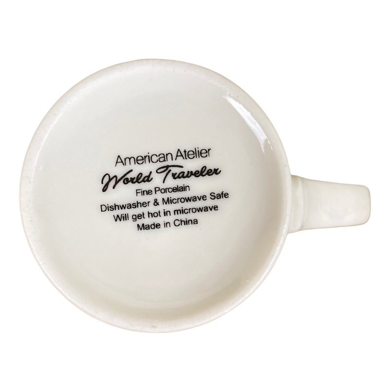 World Traveler Rome Embossed Mug American Atelier