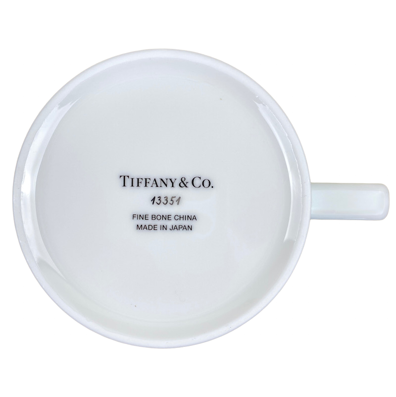 Color Block Tiffany Blue & White Mug Tiffany & Co