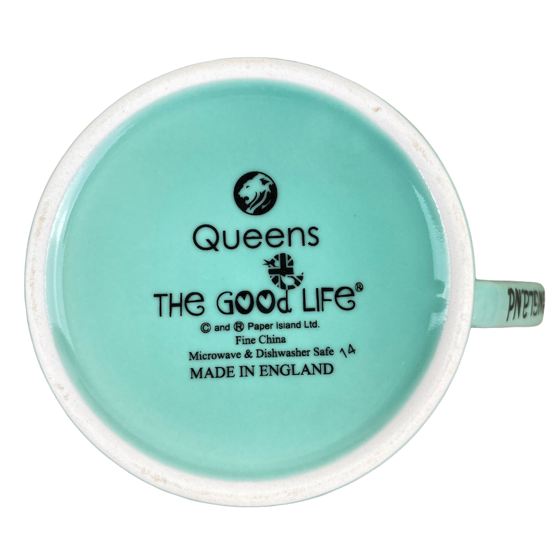 Love Laughter And Friends The Good Life Etched Mug Queens