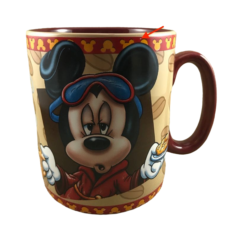 Mickey Mouse Mornings Aren't Pretty Oversized Mug Disney