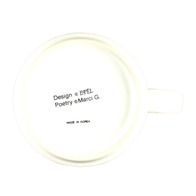 ALLISON Poetry Name Light Blue Interior Mug Papel